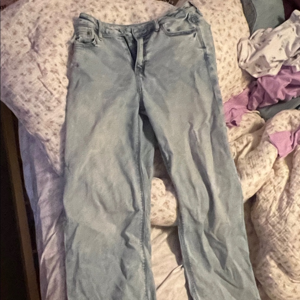 American Eagle Outfitters Light Blue Stretch Denim